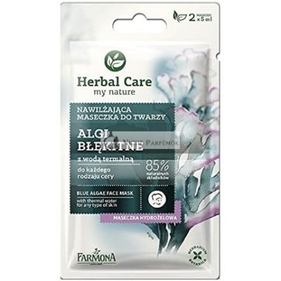Kék Alga Arcmaszk Termálvízzel Minden Bőrtípusra Farmona Herbal Care my Nature 2 x 5ml