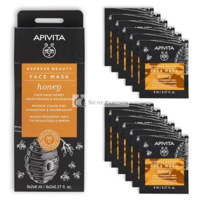 Apivita Express Beauty Arcpakolás Mézzel, Shea Vajjal és Napraforgó Olajjal