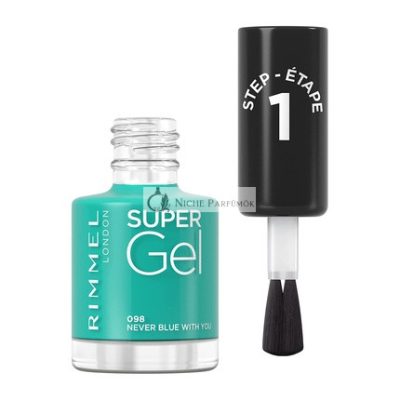 Rimmel Super Gel Körömlakk 098 Never Blue With You