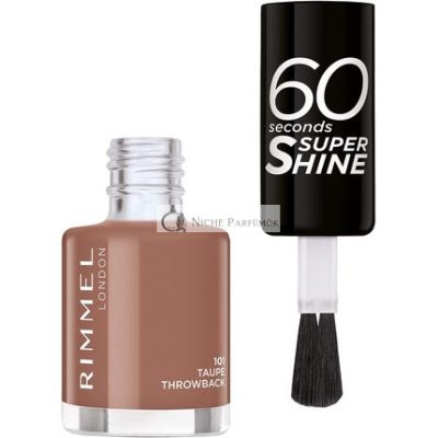 Rimmel 60 Másodperc Super Shine Körömlakk - 101 Taupe, 8ml
