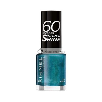 60 Másodperces Szuper Fényű Körömlakk 721 Sziren, 8ml