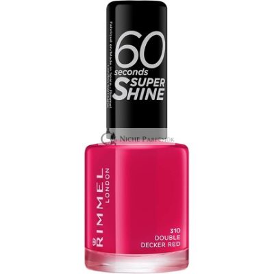 Rimmel 60 Másodperc Körömlakk Relaunch Double Decker Red, 13,5ml