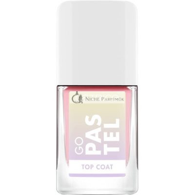 Catrice Go Pastel Top Coat, Alap- és Fedőlakk, #01 Sassy Lassy, Rózsaszín