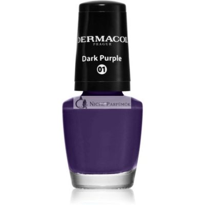 Dermacol Mini Körömlakk - Sötétlila, 5 ml