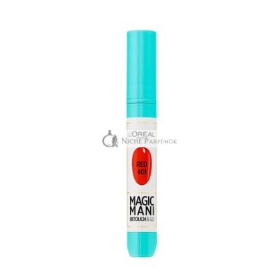 L'Oreal Paris Make Up Designer Magic Mani Körömlakk Toll Piros 401, 4ml