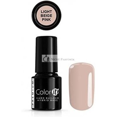 Silcare Color it Premium Hard Builder Hybrid Base Világos Rózsaszín Bézs 6g