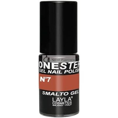 Layla Cosmetics One Step Gél Körömlakk Piros Kő 7-es Szám