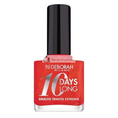 Deborah Milano 10 Napos Tartós Körömlakk 903 Világos Piros Virág, 5ml