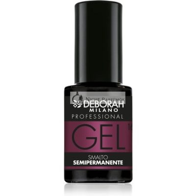 Deborah Milano Professzionális Fél-Állandó Gél Körömlakk Szám 16 Sötét Ciklámen Plumping Hatás Hosszan Tartó Intenzív Fényes Körmök, 4.5ml