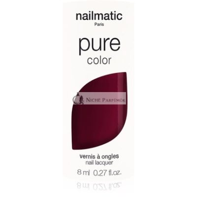Nailmatic Pure Color Körömlakk - Grace-Rouge Noir / Fekete Vörös, 8 ml
