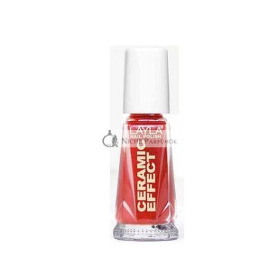 Layla Cosmetics 1243R23-006 Kerámia Hatású Körömlakk Milan Red, 10ml