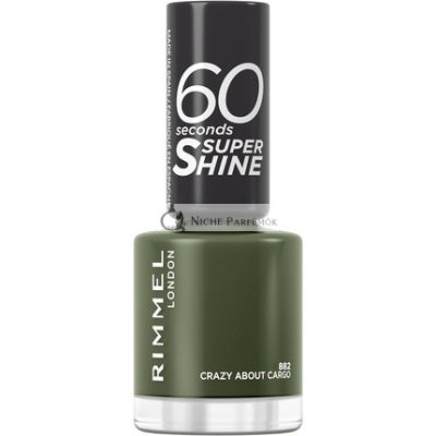 Rimmel 60 Másodperces Körömlakk 882 Crazy About Cargo Körömszín Kollekció