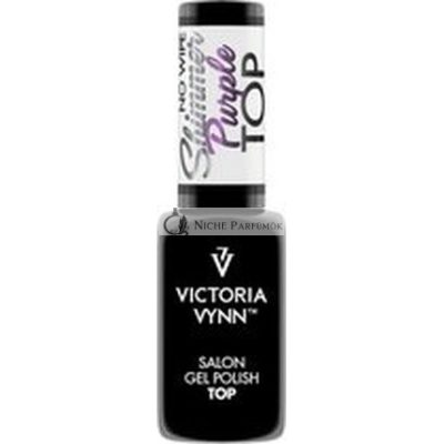 Victoria Vynn Top Coat Shimmer Purple Pink No Wipe 8ml - Csillogó Gél Lakk
