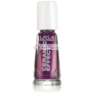 Layla Cosmetics 1243R23-092 Kerámia Hatású Körömlakk Sellő Átok, 10ml