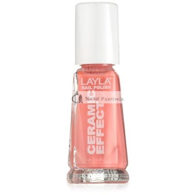 Layla Cosmetics 1243R23-085 Kerámia Hatású Körömlakk Juicy Melon 10ml