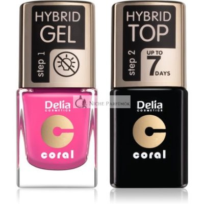 Delia Cosmetics Korall Körömlakk Hybrid Gél - 22. árnyalat
