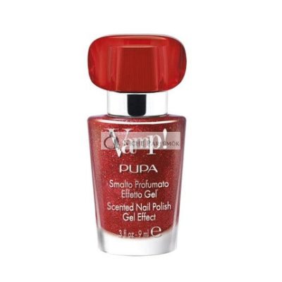 Pupa Vamp! Illatos Gél Hatású Körömlakk Csillogó Kiadás 206 Ünnepi Piros