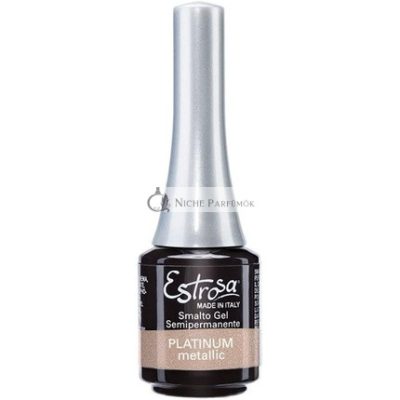 Estrosa Mini Gél Körömlakk Platinum