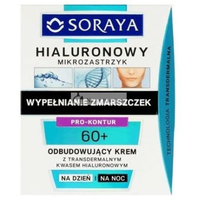Soraya Hialuronowy Mikrozastrzyk 60+ Odbudowuj¹cy Krem Na Dzień és Éj 50ml