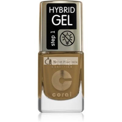 Delia Cosmetics Korall Hibrid Gél Körömlakk - Szín 124, 11ml
