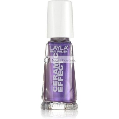 Layla Cosmetics Kerámia Hatású Körömlakk Splendid Lilac