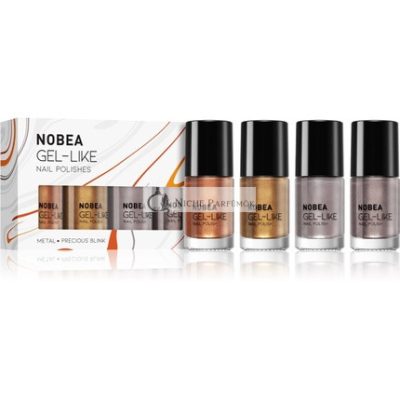 NOBEA Fém Csillogó Blink Szett körömlakk