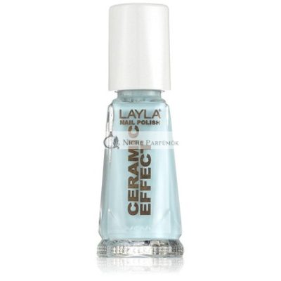 Layla Cosmetics 1243R23-082 Kerámia Hatású Körömlakk Anise in Love, 10ml