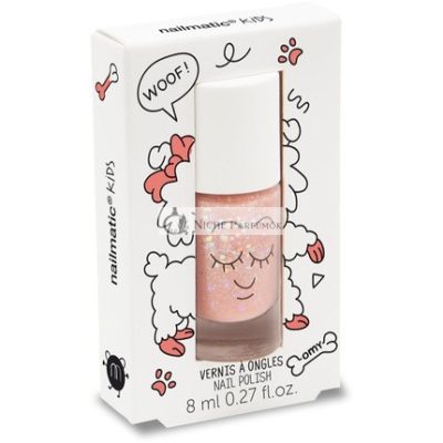 Nailmatic Kids Körömlakk - Peachy - Glitter Peach, 8 ml