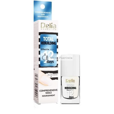 Delia Cosmetics Köröm Kondicionáló Teljes Rekonstrukció, 11ml - Kálcium és Vitaminok az Erős és Táplált Körmökért