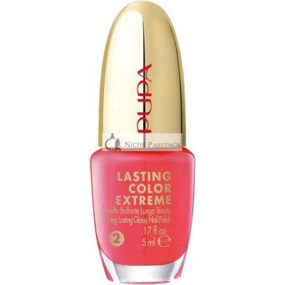 Pupa Tartós Szín Extreme Körömlakk 030 Koktél Korall, 5mL