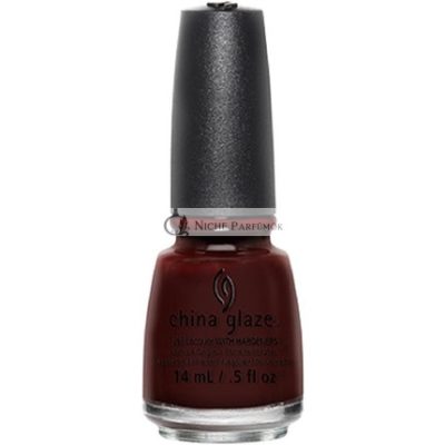 China Glaze Drastic Promise Körömlakk, 14ml, Mély Burgundi Krém