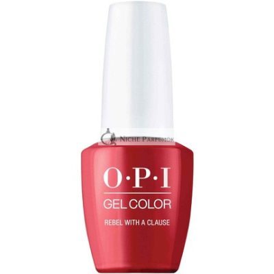 OPI GelColor Átlátszó Krémes Finish Piros Gél Körömlakk - Akár 3 Hét Viselés, 15ml