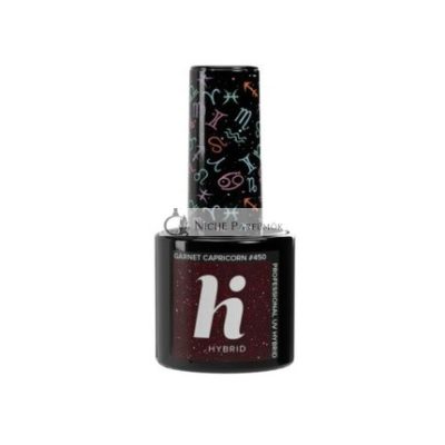Hi Hybrid Zodiákus Hibrid Körömlakk No. 450 Garnet Bak, 5ml