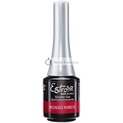 Estrosa Félig Tartós Gél Körömlakk Vörös Ribes, 7ml