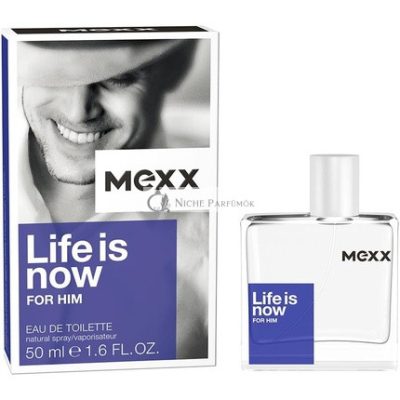 Mexx Life is Now férfi Eau de Toilette, 50ml