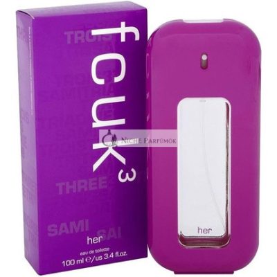 French Connection UK 3 Her Eau de Toilette Spray, 100ml