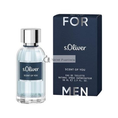 s.Oliver Scent Of You Férfi Eau de Toilette, 50ml