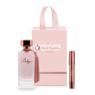 Belagio Női Ajándékdoboz Eau de Parfum 100ml + Toll 3.2ml Gyümölcsös Illat Citrus Musk, Olaszországban készült
