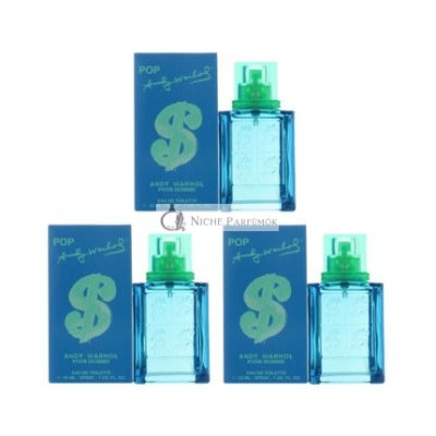 Andy Warhol Pop Pour Uomo Blue Eau de Toilette Spray, 30 ml