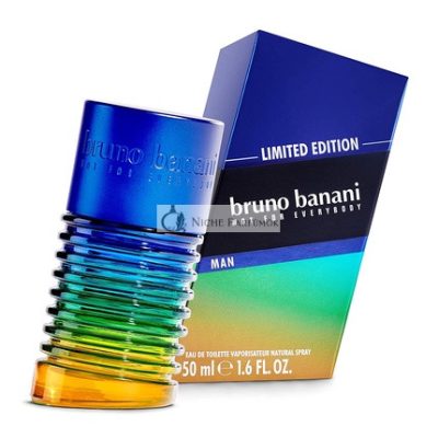 Bruno Banani Limitált Kiadás Eau de Toilette Aftershave Férfiaknak, 50 ml