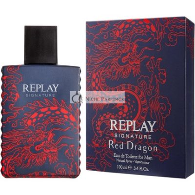 Replay Signature Red Dragon Man Eau De Toilette, 30ml