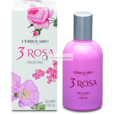 L'Erbolario 066.357 3 Rózsa Eau de Parfum, 50 ml