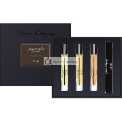 Junoon Pour Homme Kollekció SCENT ODYSSEY Edp 7.5ml - 3 db Selyem Bársony Bőr készlet
