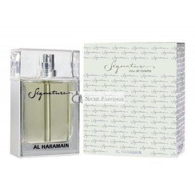 Al Haramain Signature Pour Homme Eau De Toilette Lily Amber Wood 100ml