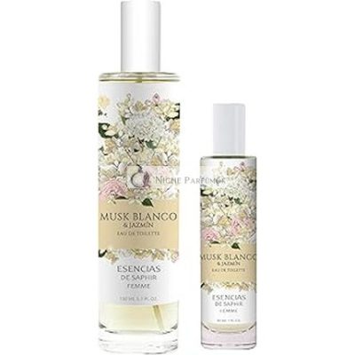 Saphir White Musk And Jasmine Eau De Toilette, 100ml és 30ml
