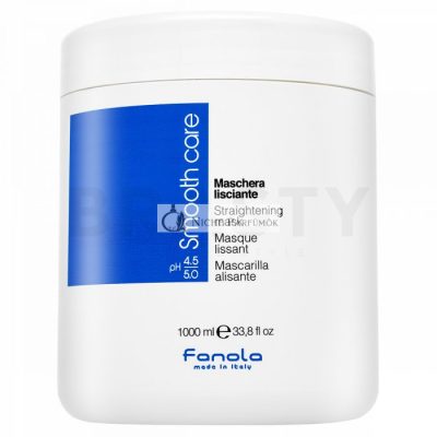 Fanola Smooth Care Straightening Mask hajsimító maszk hajgöndörödés és rendezetlen hajszálak ellen 1000 ml
