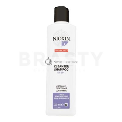 Nioxin System 5 Cleanser Shampoo sampon kémiailag kezelt hajra 300 ml