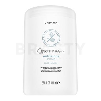 Kemon Actyva Nutrizione Light Conditioner tápláló kondicionáló vékony szálú hajra 1000 ml
