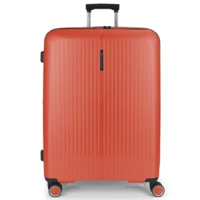 Brooklyn korall M feladott 20kg bővíthető bőrönd