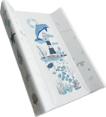 Világítótorony merev peremes pelenkázólap – 70×50 cm, vízhatlan, biztonságos babapelenkázó